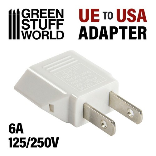 Adattatore spina usa bianco - spina,