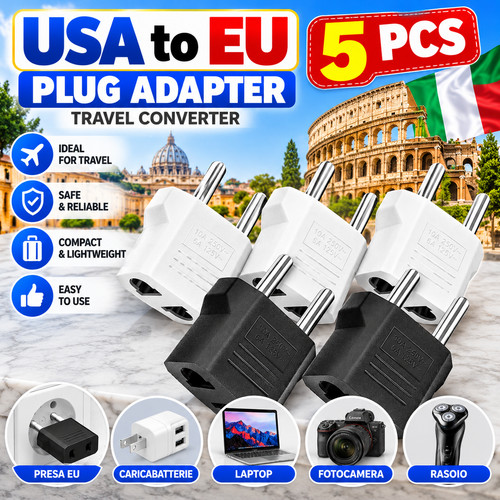 Pcs adattatore spina - 5, usa
